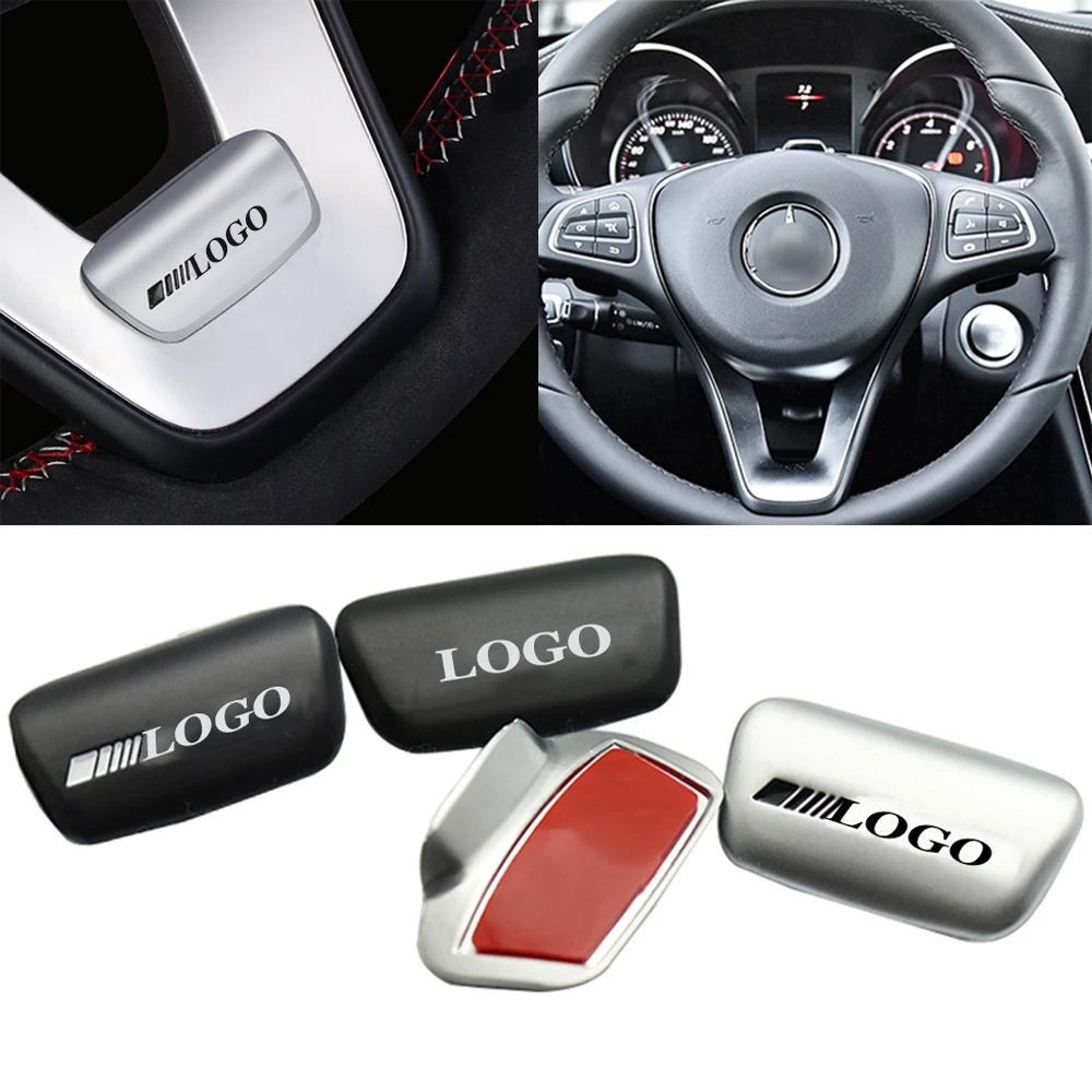 Car Logo Steering Wheel Sticker Cover Metel Decal For Mercedes Benz Amg Gla Cla Glc Gle W211 W212 W213 W203 W204 W205 Accessorie Automotive Interior Stickers Aliexpress