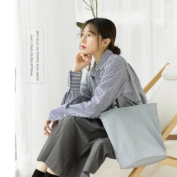 

Large Capacity Storage Bag Women Shoulder Light Shopping Handbag Ladies Makeup Tote Shopping Bags Clothes Hanging Organizer