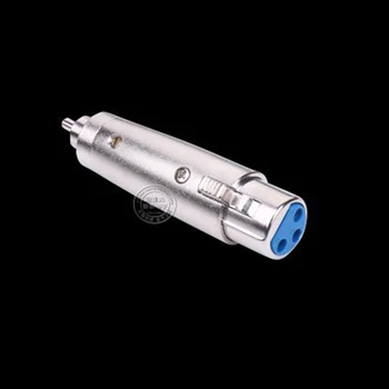

XLR Female Plug To Male RCA Phono Socket Mic Cable Mixer Audio Adapter