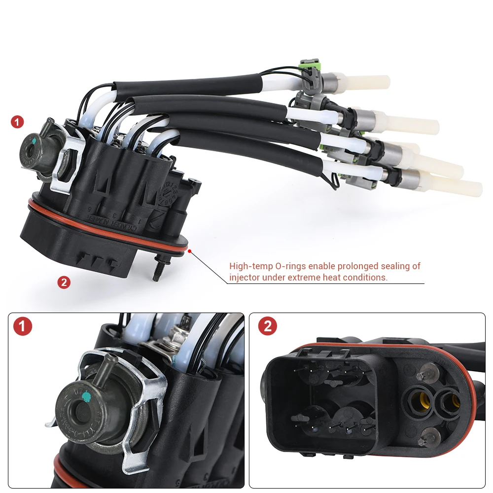 Spider Fuel Injector FJ503 w/ Retaining Bracket SCPI to MPFIFJ10565 217-3028 12568332 For 96-05 Chevy Chevrolet GMC GM V6 4.3L