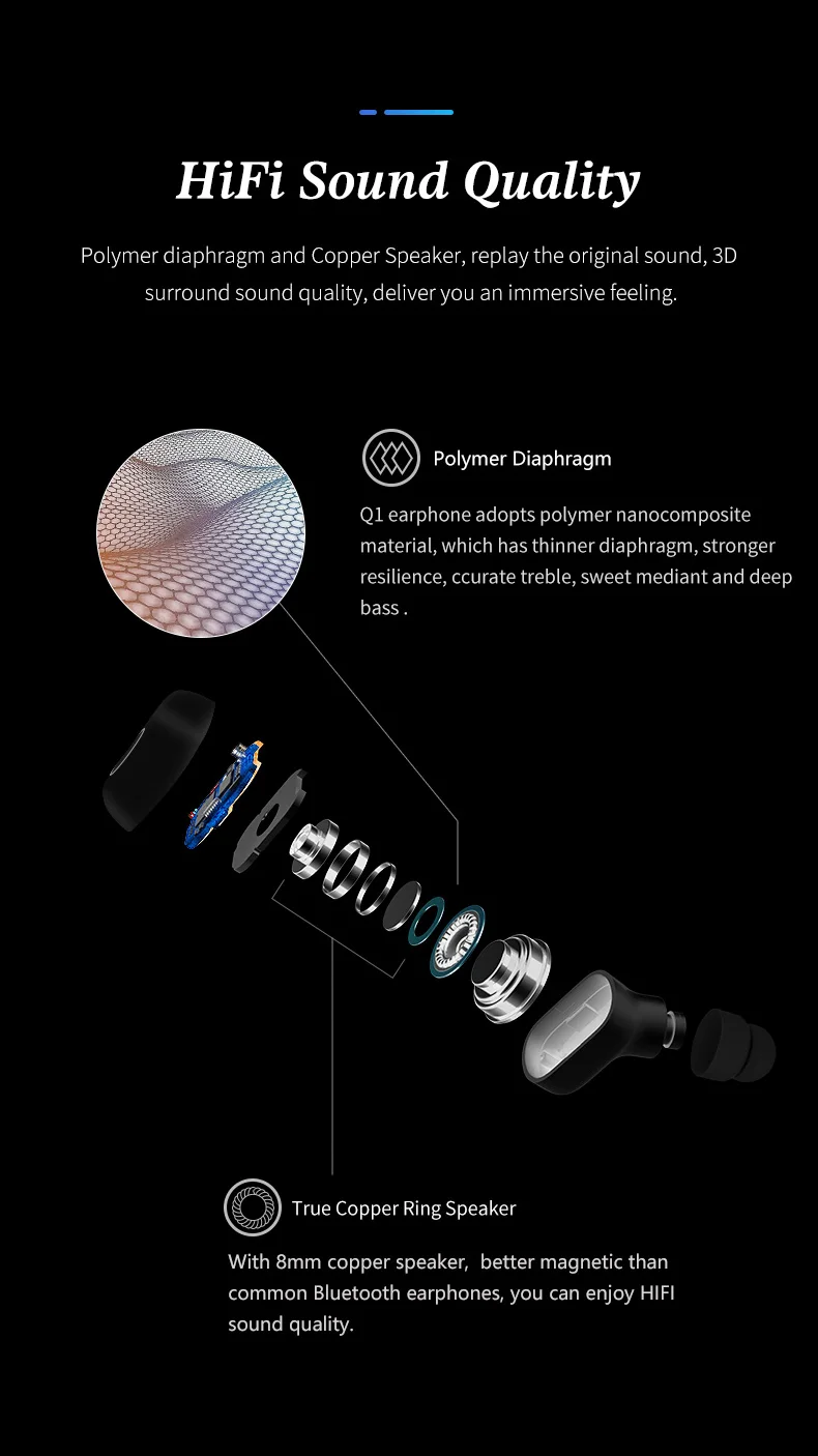 KYCXD TWS bluetooth 5,0 наушники 3D стерео беспроводные наушники с двойным микрофоном мини спортивные наушники