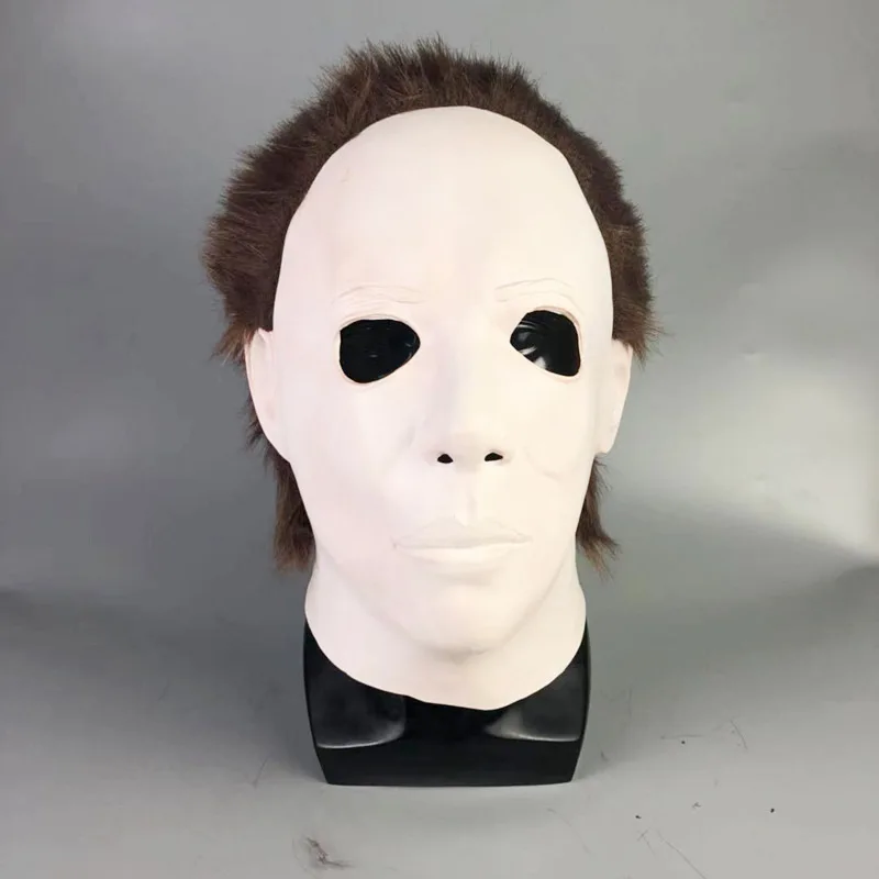 Halloween Michael Myers Mask Horror Clown Movie Cosplay Mask Scary Clown Mask Party Lifelike Cosplay Costume Props