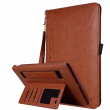Премиум PU кожаный чехол для IPad Air 1 2 Стенд чехол с ручным ремешком для iPad Pro 9,7 9," Чехол+ ручка/отделения для карт карман