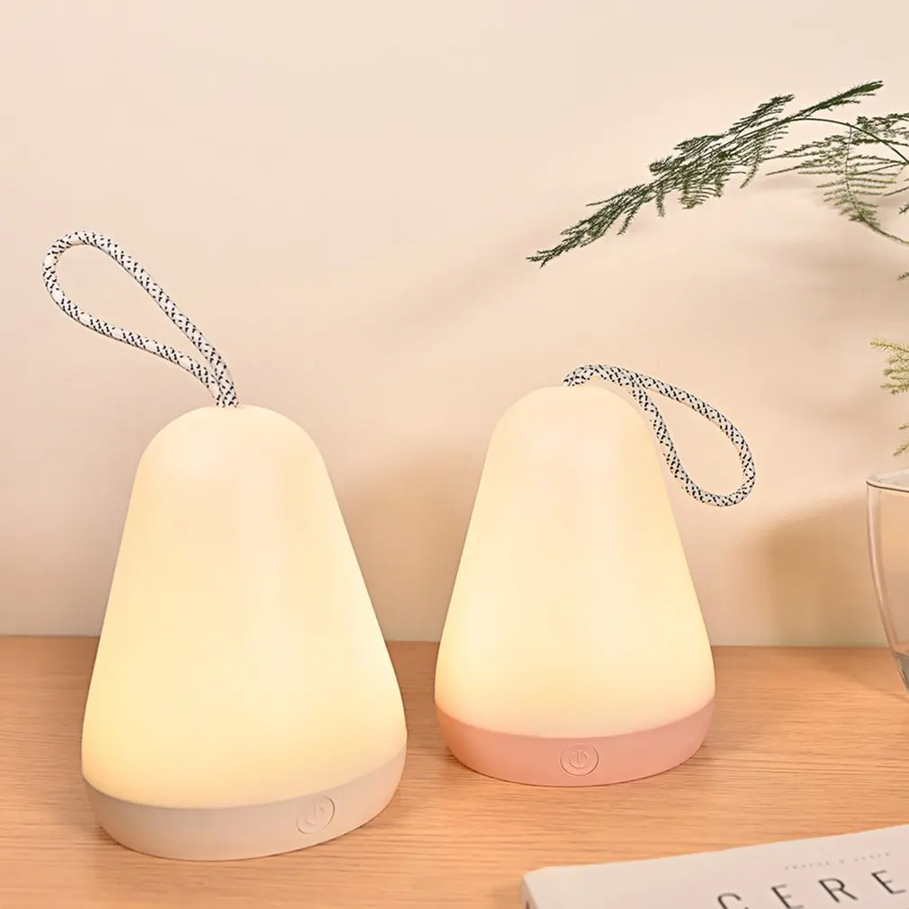 Portable Lantern Light Simple Led Desk Lamp Emergency Light Charging Usb Night Light Bedroom Bedside Reading Light
