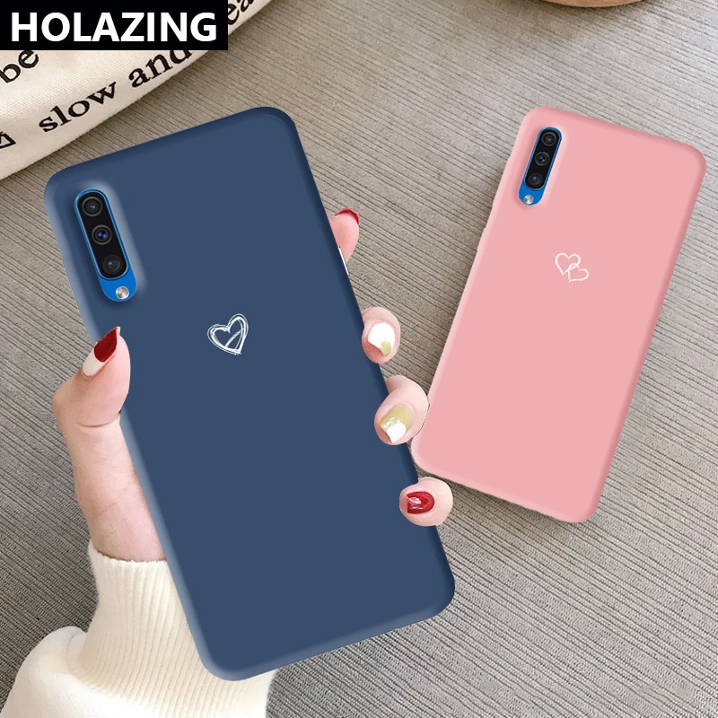 Прочный силиконовый чехол с милым принтом сердца для Samsung Galaxy A10 A20 A20S A50S A30 A30S A10S A70