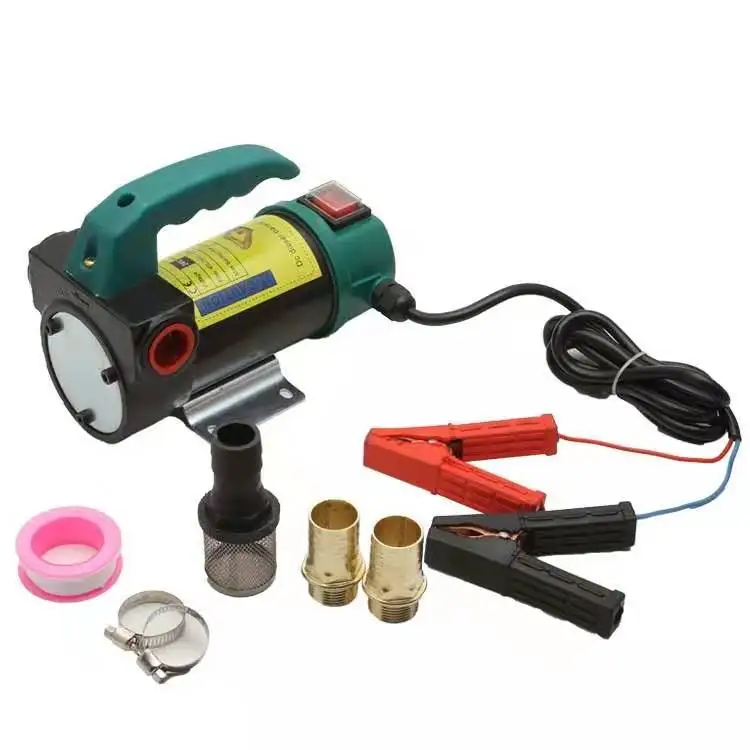 DC 12V 24V AC 220V 45L/Min Мощный Масляный дизельный керосин насос для передачи топлива удобный нормальный-обратный насос для масла и воды