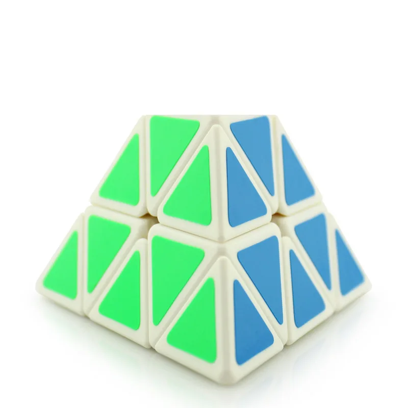 White Высокое качество MoYu Пирамида 3x3x3 волшебный куб Pyraminxeds 3x3 скоростная головоломка Рождественский подарок идеи детские игрушки - Цвет: White