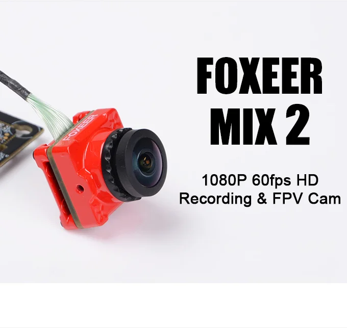 Foxeer Mix 2/1080 p 60fps Супер WDR Мини HD FPV камера 16:9 4:3 PAL/NTSC переключаемый 20*20& 30,5*30,5 мм крепление FPV гонки