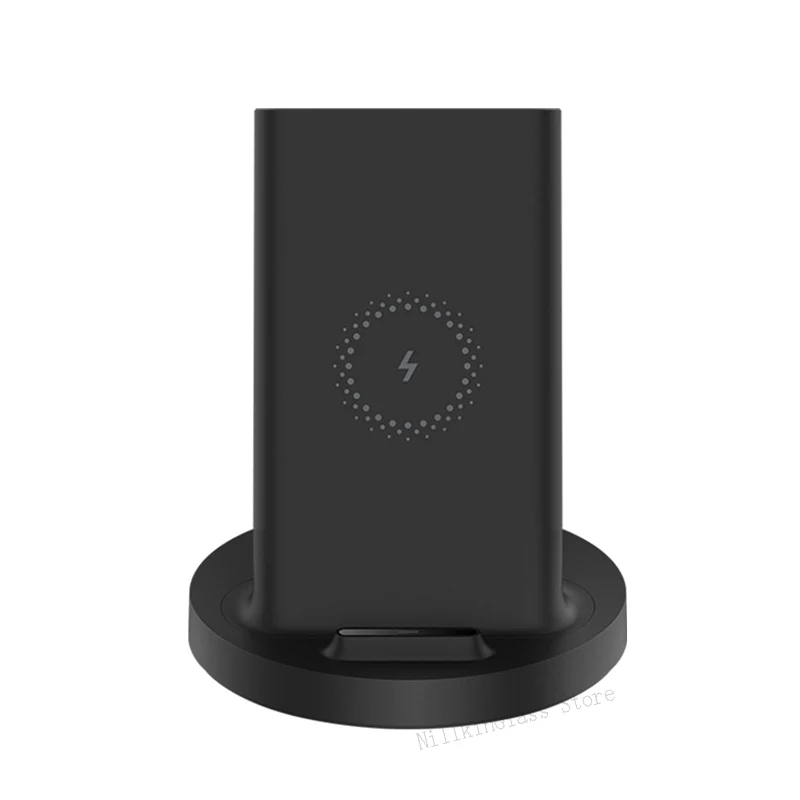Xiaomi mijia официальное обновление беспроводной Быстрая зарядка 20 Вт макс стерео зарядное устройство для iPhone samsung huawei redmi мобильный телефон Универсальный - Цвет: Black