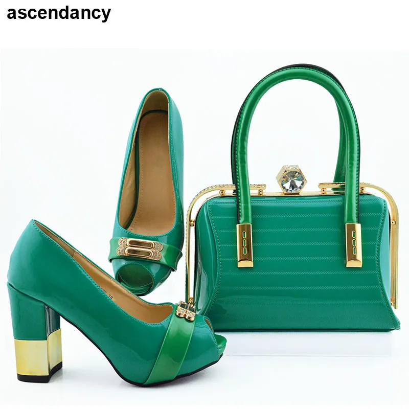 

Shoes Woman High Heel Elegant Bag and Shoe Italian Bag and Shoe Set Italy Party African Wedding Italian Shoe and Bag Sets Ladies