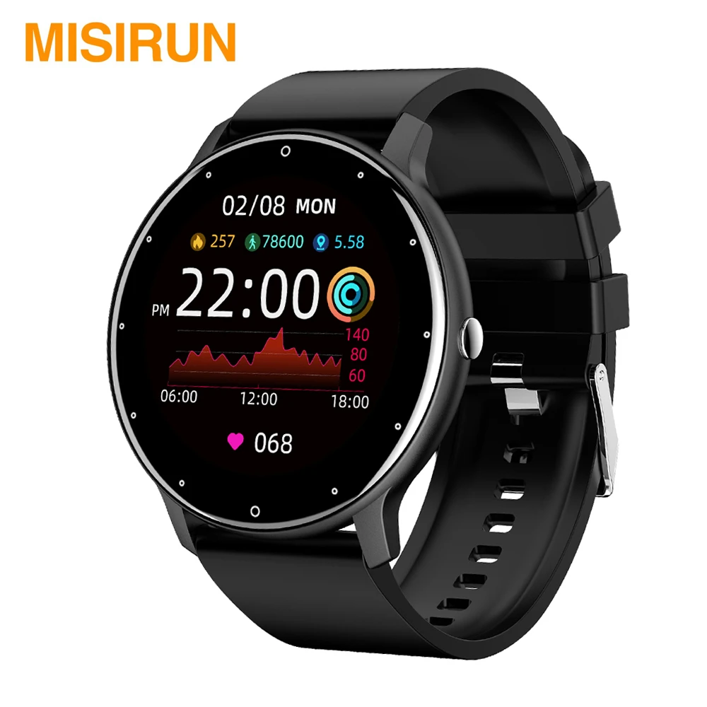 Misirun Zl02 Smart Watch For Man Women Waterproof Heart Rate Fitness Men's  Sports Smartwatch For Iphone Android Xiaomi Huawei - Smart Watches -  AliExpress