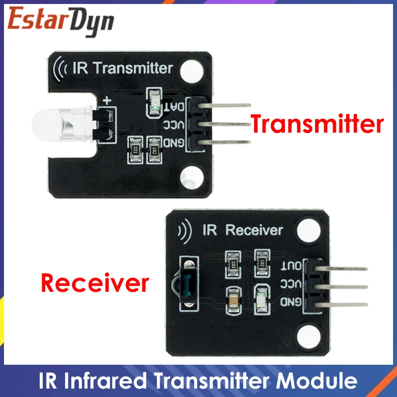 IR 적외선 송신기 모듈, IR 디지털 적외선 수신기 센서 모듈, Arduino 전자 빌딩 블록용, 38khz ...