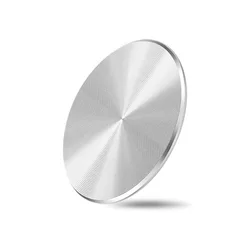 Enhanced Magnetic Metal Plate for Phone Holder - Sleek Iron Sheet Accessory for Secure Attachment (Silver)