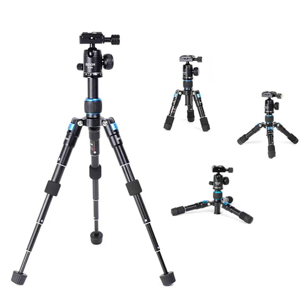 Штатив BEXIN M225S ультра компактный настольный макро мини-штатив с шаровой головкой для компактных DSLR и видеокамер на рабочем столе