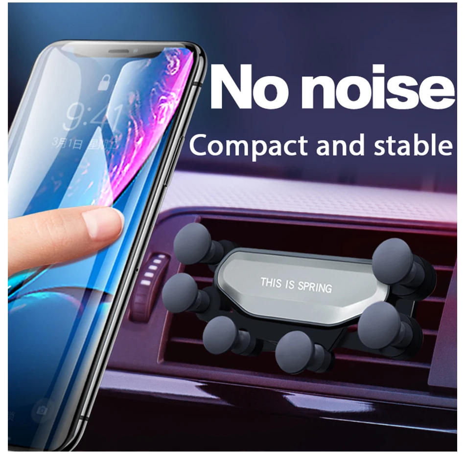

NEW Universal Car Phone Holder No Magnetic Stand for iPhone Xiaomi Huawei Car phone Holder Car Air Vent Mount Mobile Phone Stand