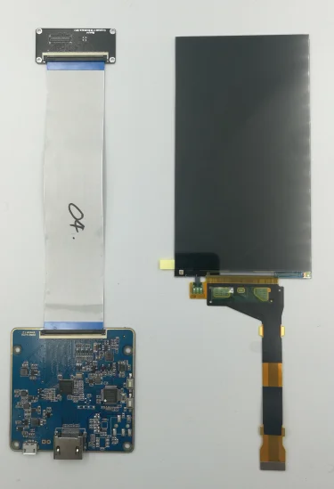 1 lcd with board 5,5 дюймовый 2K ЖК-дисплей 2560*1440 панель дисплея с HDMI платой контроллера и заказной крышкой объектива для SLA DLP 3D принтера - Цвет: 1 lcd with board
