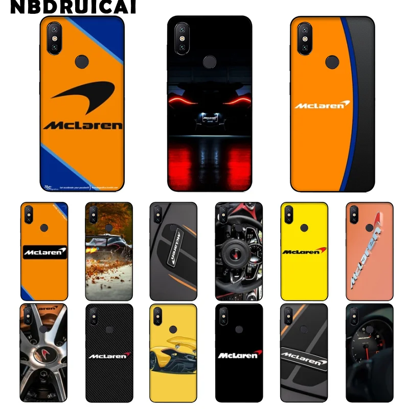 Крутой TPU Мягкий силиконовый чехол NBDRUICAI для телефона McLaren car Xiaomi 8 9 se 5X Redmi 6pro 6A 4X 7
