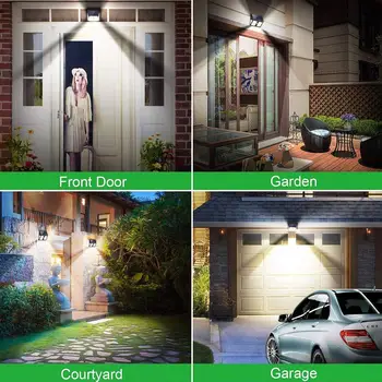 

146/250LED Eco-Friendly Walkway Lights Induction Light Outdoor Durable Home Wall Light Security Lamp Motion Sensor