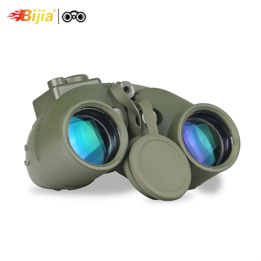 BIJIA 7X50 заполненный азотом водонепроницаемый компас HD высокой четкости светильник ночного видения 7x50 бинокль