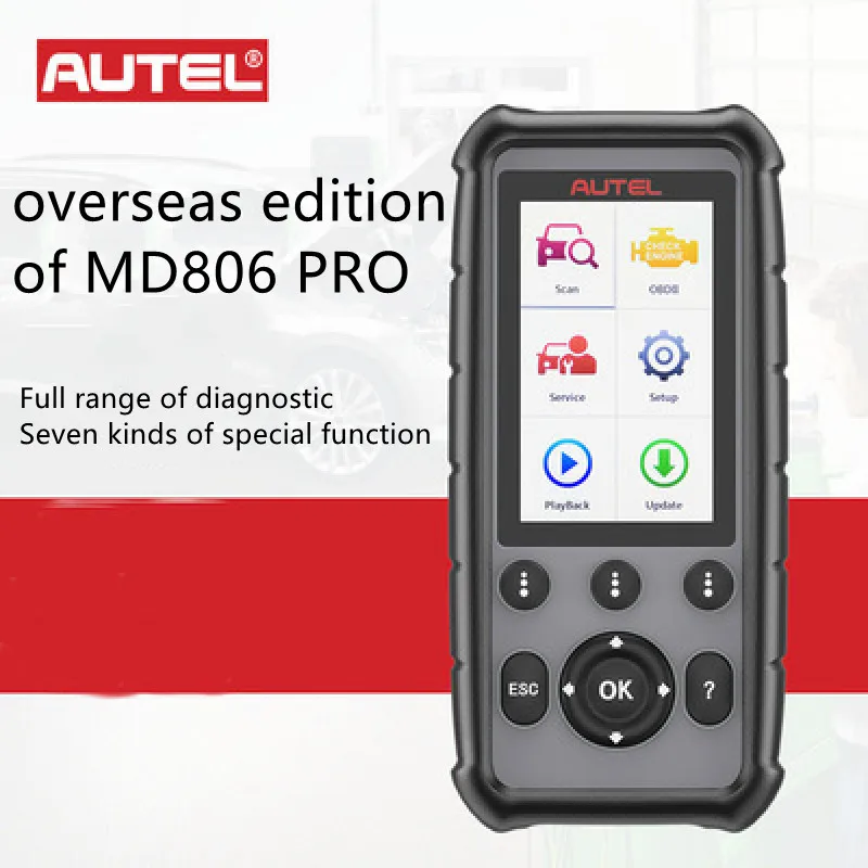 Tong (Autel) Autentico Strumento Diagnostico Per Auto Md806Pro Overseas Edition Strumento Diagnostico Per Auto Odb2