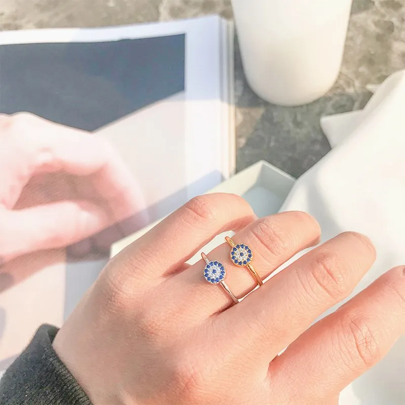 FFLACELL 2020 простое стильное ювелирное изделие серебряное розовое Золотое кольцо с