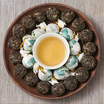 

2020 Yunnan Molilongzhupu'er Jasmine Dragon Ball Raw Pu'er Tea Mellow and Fresh Taste for Cellulite and Promote Digestion
