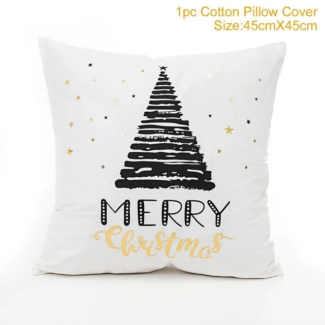 xmas cushion cover4 Наволочки из хлопка и льна, рождественские украшения для дома, рождественские наволочки, рождественские подарки, нового года - Цвет: xmas cushion cover4