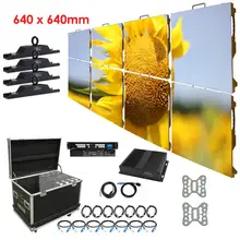 8 шт/6 шт посылка P8 Наружная SMD 640 мм x 640 мм арендный шкаф rgb led вывеска доска, видео pantalla led дисплей