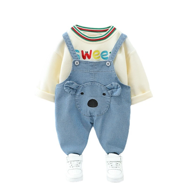 New Spring Autumn Fashion Baby Clothes For Girls Children T-Shirt Pants 2Pcs/Sets Toddler Casual Boys Clothing Kids Tracksuits angel baby suit