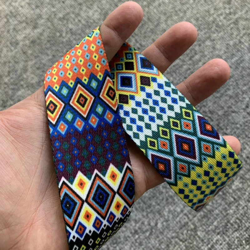 3YARD 38MM 1.5 INCH Ethnic Jacquard Webbing Bag Belt Ribbon for DIY Home Textile Clothing Belt Decor Sewing Accessories ribbon decoration ribbon supplies sewing ribbon webbing craft supplies fabric craft supplies webbing strap