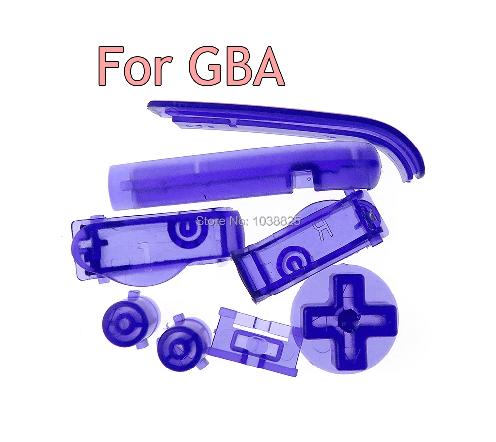 10 комплектов D колодки кнопки включения питания для Gameboy Advance A B L R клавиатуры GBA d-pad