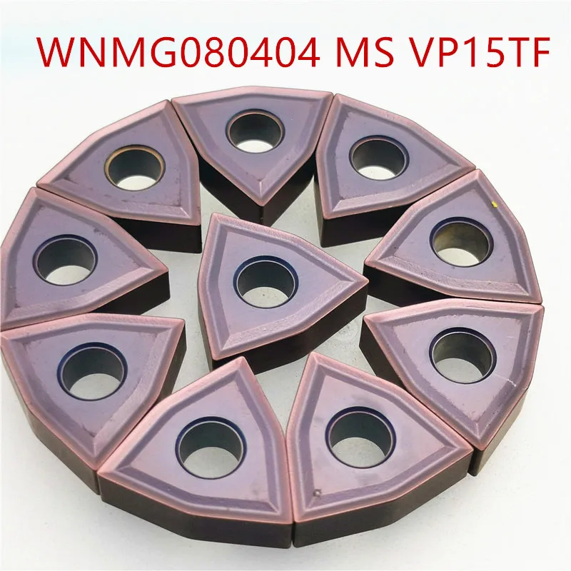 

carbide inserts turning tool WNMG080404 WNMG0408 MS VP15TF UE6020 external turning tool CNC metal lathe tools turning insert