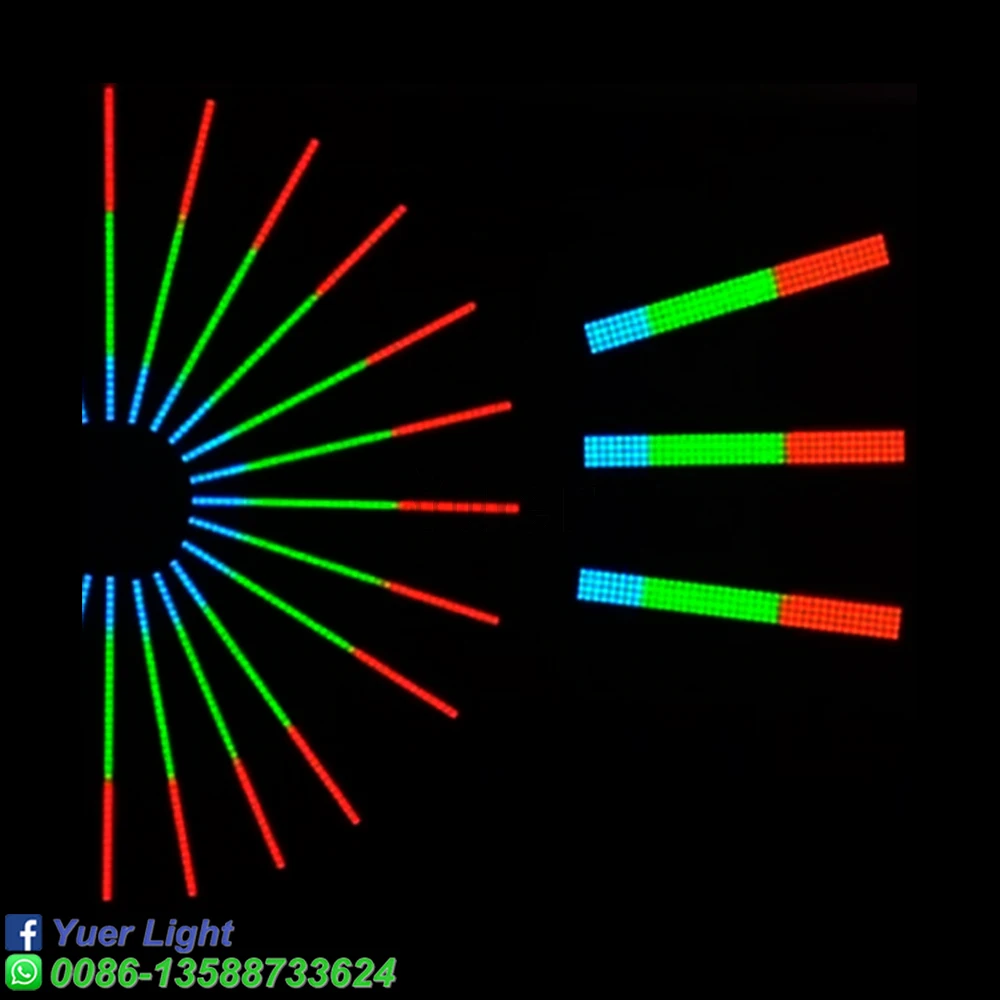 40X0,5 Вт RGB светодиодный пиксельный светильник RJ45 разъем DMX 512 ArtNet KlingNet управление матовый эффект DJ диско сценический светильник 828 нит