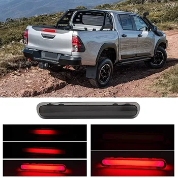 

Car Dynamic LED High Brake Light Lamp Rear Tailgate 3Rd Brake Light for Toyota Hilux Vigo SR5 MK6 2005-2014 Smoke