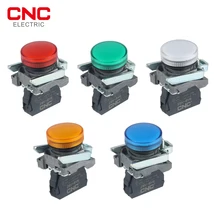 

CNC 1pcs LAY4-BV6 22mm Panel Mount Small LED Power Electronic Indicator Pilot Signal Light Lamp 5 Color 220V