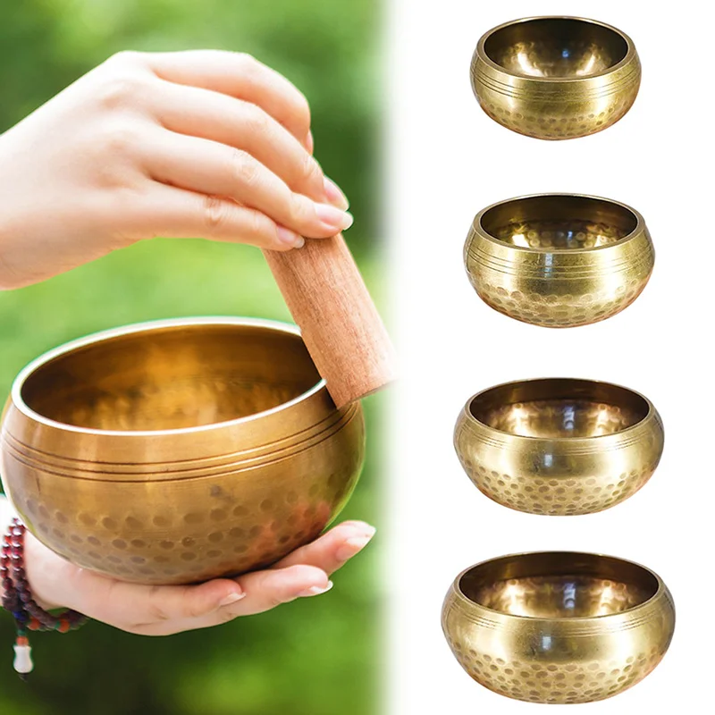 

Manual Metal Craft Buddha Bowl Nepal Bowl Singing Bowl Religious Earthenware Basin Tibetan Meditation Buddhist Singing Bowl