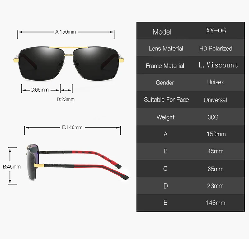 Новые поляризованные солнцезащитные очки для мужчин новые модные защиты глаз с