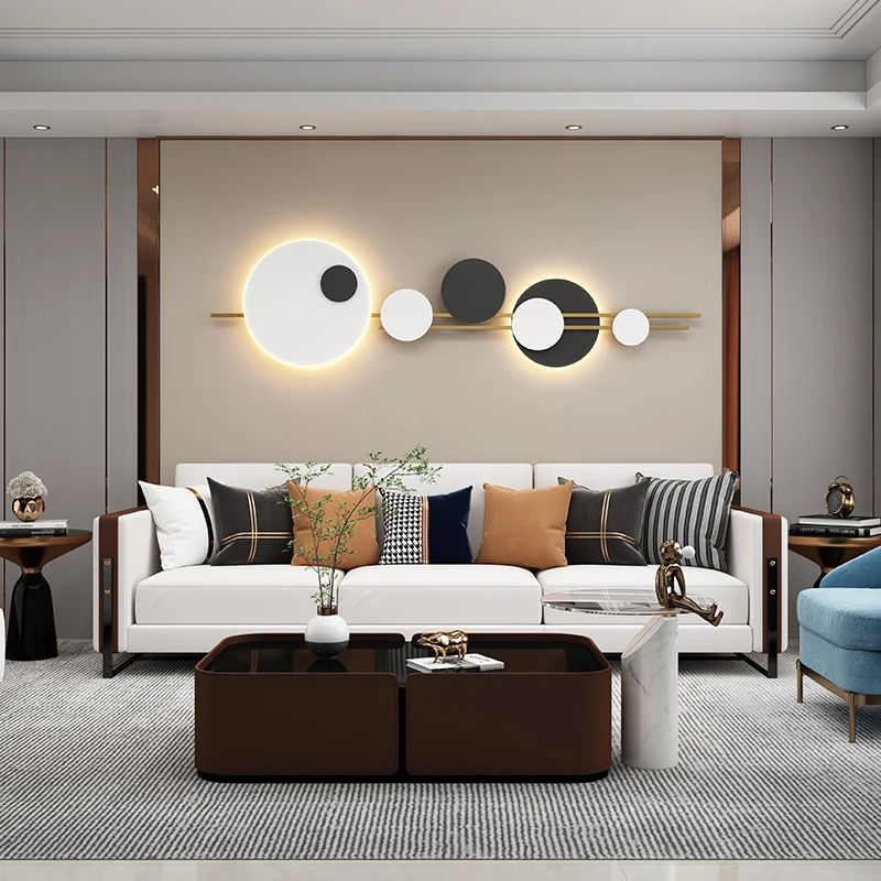

Modern Minimalist Long Decorative Sofa Wall Lamps Exhibition Hall Living Room Bedroom Study Shop Background Wall Led Wall Light
