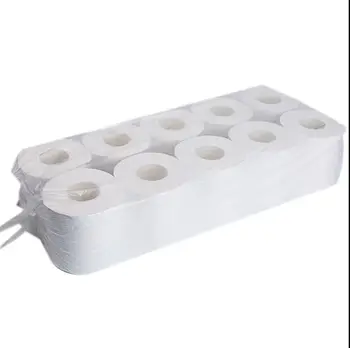 

12 Rolls Family Toilet Paper Ultra Soft Wood Pulp 3-Ply Thickened Bath Tissue
