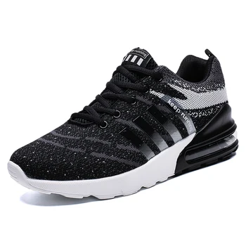 

2020 Trend New black running shoes Men Sport Shoes Sneakers Fashion Blade Shoes Men Light Breathable big size Walking Shoes