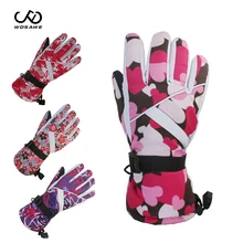 WOSAWE зимние женские перчатки для катания на лыжах с сенсорным экраном теплые лыжные перчатки для сноубординга женские зимние варежки женские лыжные перчатки для катания на лыжах