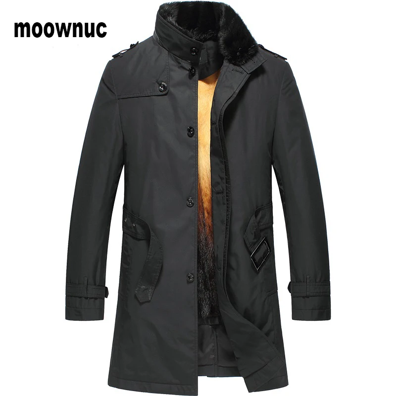 Норковая Меховая подстежка, мужские куртки с воротником из меха норки, мужские Куртки из натуральной кожи Nick Gar, Мужская одежда, норковая подстежка - Color: Black