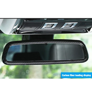 

For BMW X5 E70 X6 E71 E72 2008-2013 carbon fiber Interior rear view mirror frame 1pc