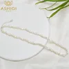 ASHIQI Natural Freshwater Pearl Choker Necklace Baroque pearl Jewelry for Women wedding 925 Silver Clasp Wholesale 2022 trend ► Photo 1/6