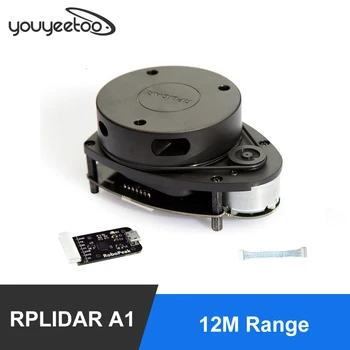 

Slamtec RPLIDAR A1 2D 360 degree 12 meters scanning radius lidar sensor scanner for robot navigates and avoids obstacles