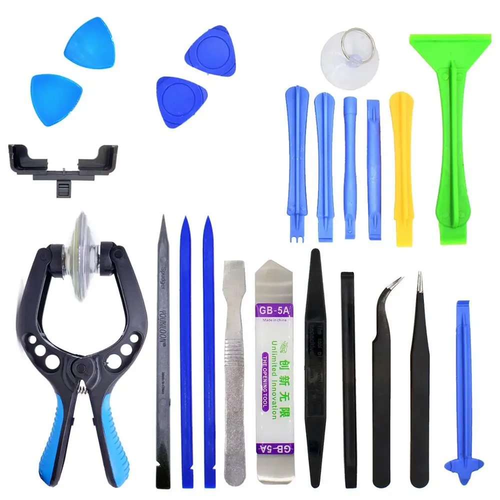 

Tools set Kit 24in1 Mobile Phone Screen Opening Plier Repair Tools Tweezers Spudger Pry Tear Down For iPhone iPad HuaWei Tablet