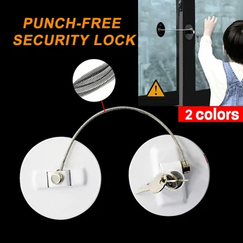 

Alloy Safety Lock Door Windoor Anti Theft Chain Sliding Limiter Lock Kids Safety Cabinet Window Fridge Cupboard Hardwear 3