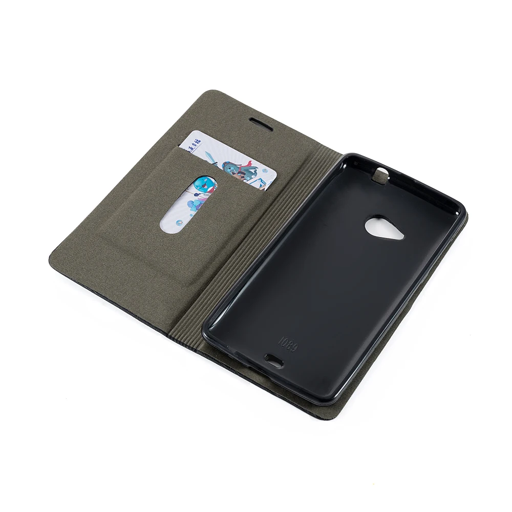 Чехол для телефона из искусственной кожи для Nokia Lumia 535, флип-чехол для Nokia Lumia 540 с отделениями для карт, чехол для бизнес-книг, Мягкая силиконовая задняя крышка