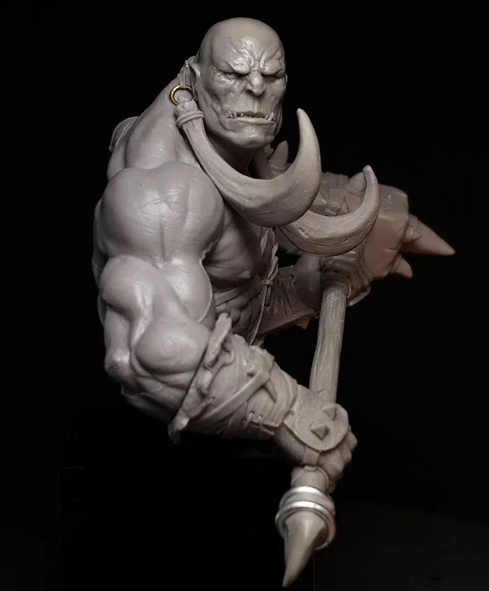

1/10 Resin Model Building Kit Bust monster