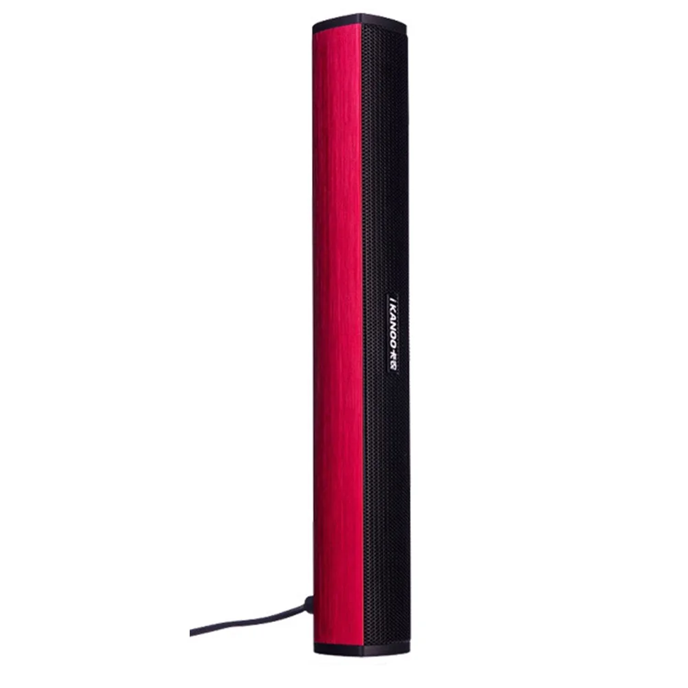 

Non Slip Stereo Clipped Standable Portable Outdoor Mini Easy Use Subwoofer Home Stick Soundbar Speaker Office USB Laptop